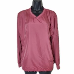 Women's Cabelas Maroon Windbreaker Size Large